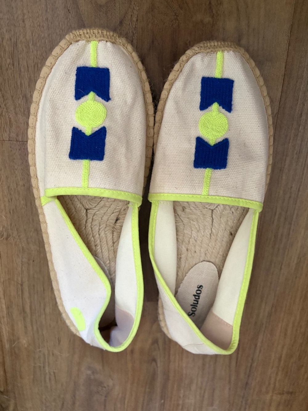 Soludos Embroidered Espadrilles size 10 Brand New